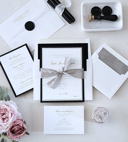 Kylie Suite Silver Luxury Invitation Suite - Deposit